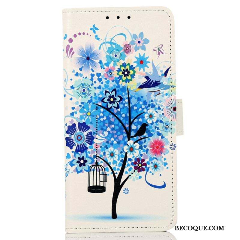 Housse Samsung Galaxy M13 Arbre Fleuri