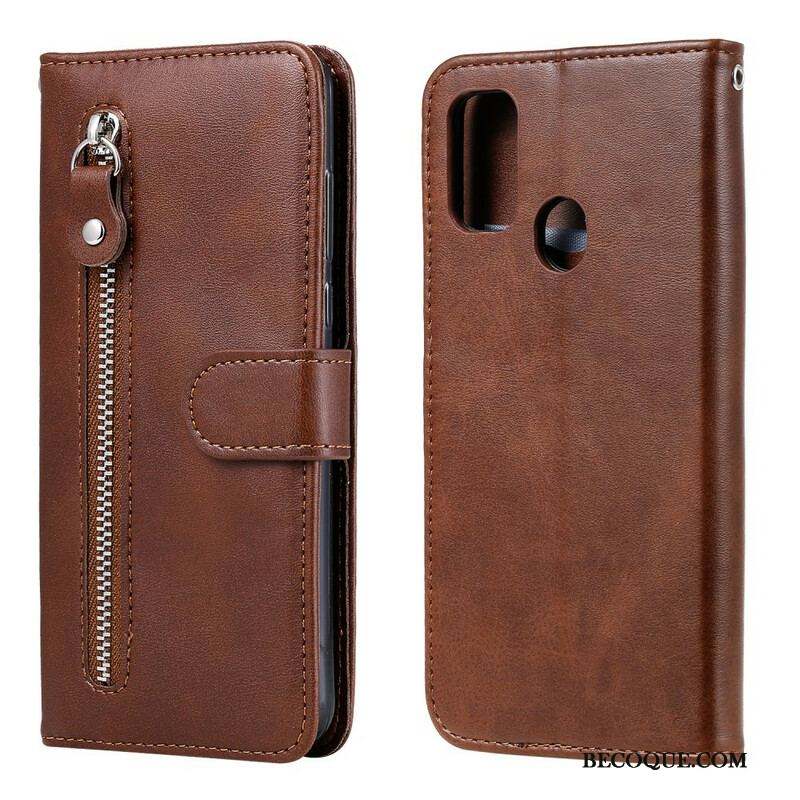 Housse Samsung Galaxy M21 Vintage Porte-Monnaie