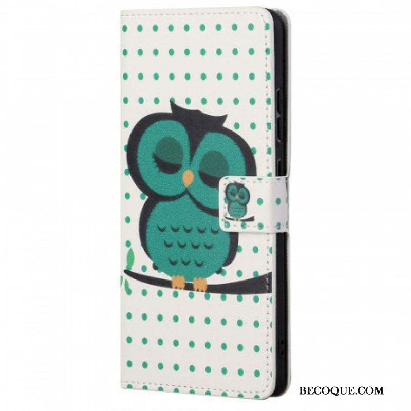 Housse Samsung Galaxy M23 5G Hibou Endormi