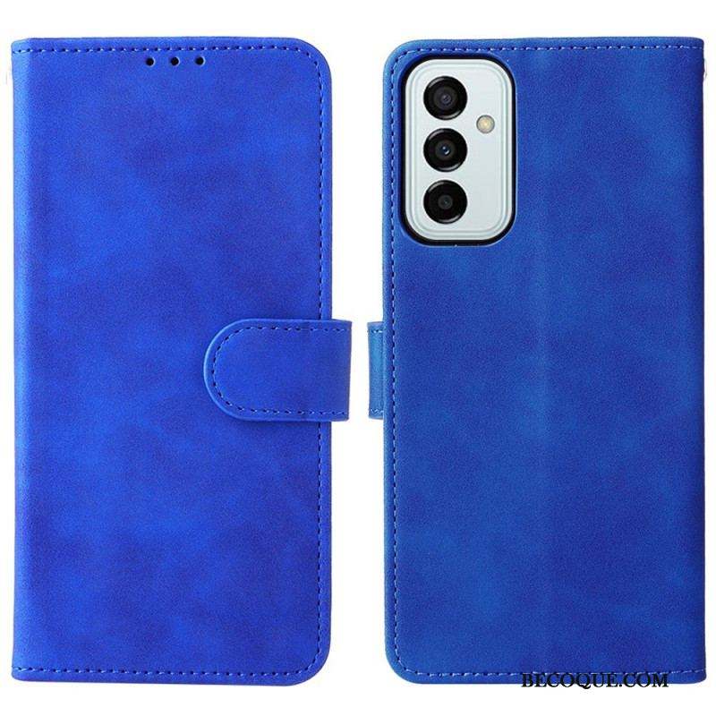 Housse Samsung Galaxy M23 5G Skin-Touch à Lanière