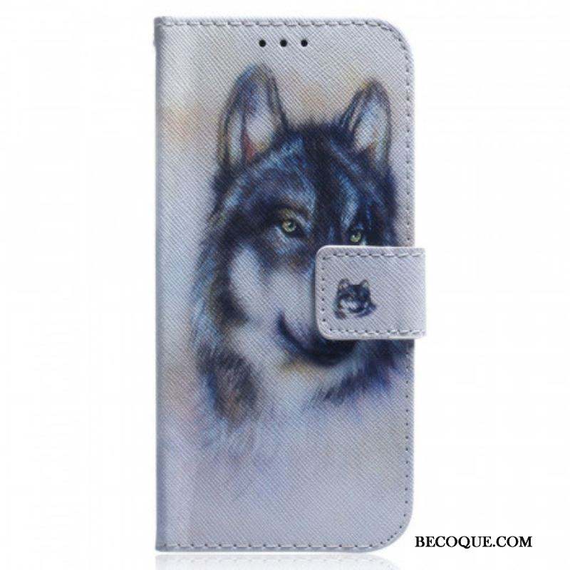 Housse Samsung Galaxy M33 5G Chien Aquarelle