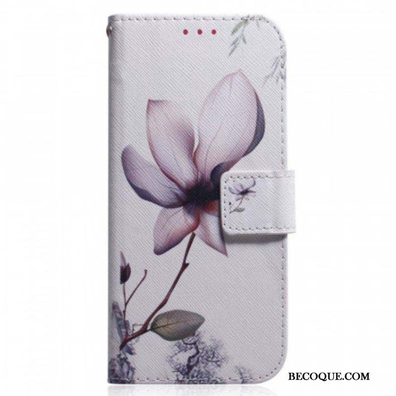 Housse Samsung Galaxy M33 5G Fleur Rose