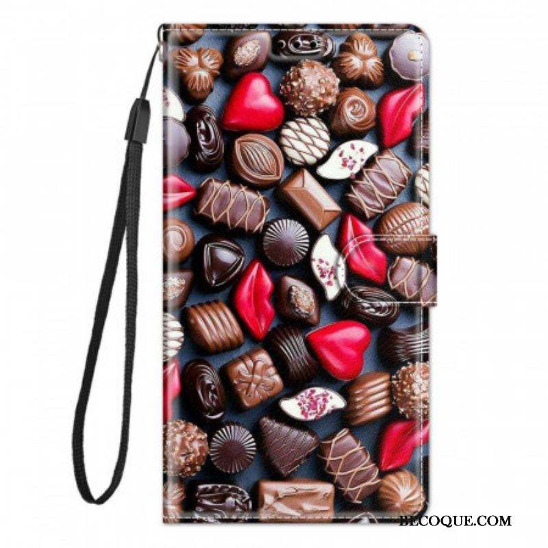 Housse Samsung Galaxy M53 5G Chocolats