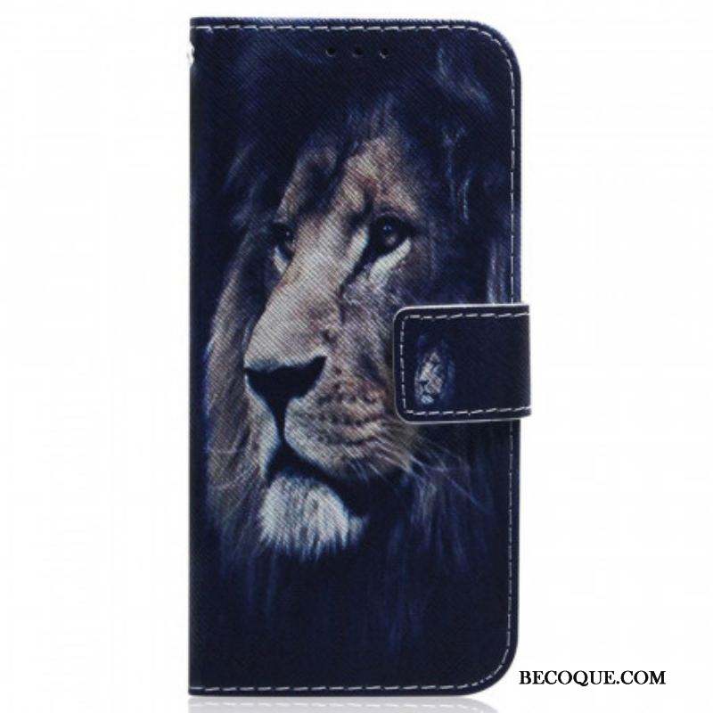 Housse Samsung Galaxy M53 5G Dreaming Lion