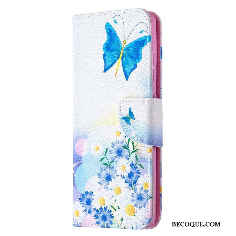 Housse Samsung Galaxy S20 FE Papillons et Fleurs Peints