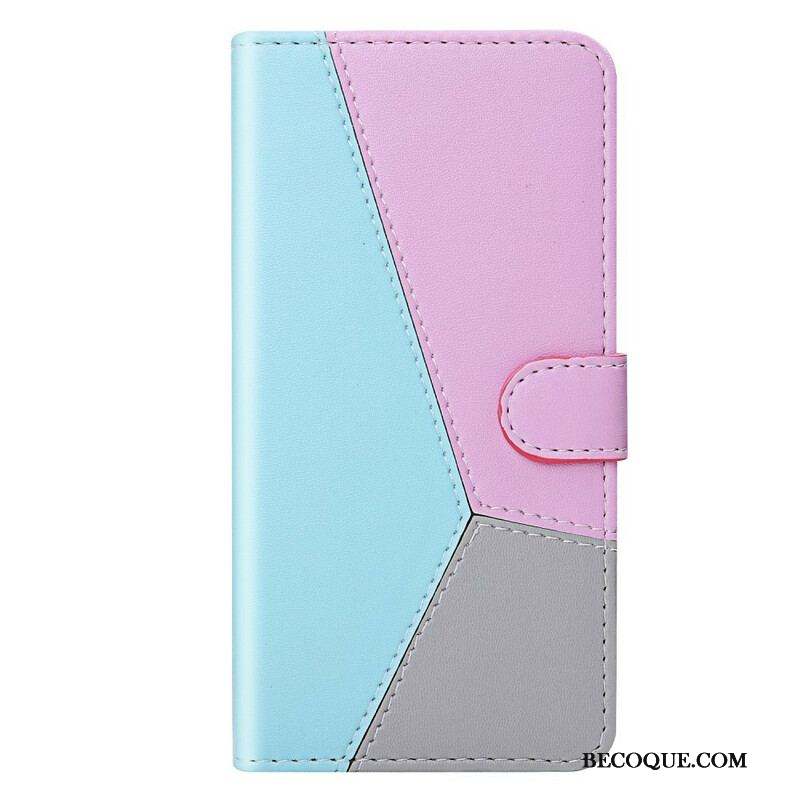 Housse Samsung Galaxy S20 FE Style Cuir Tricolore