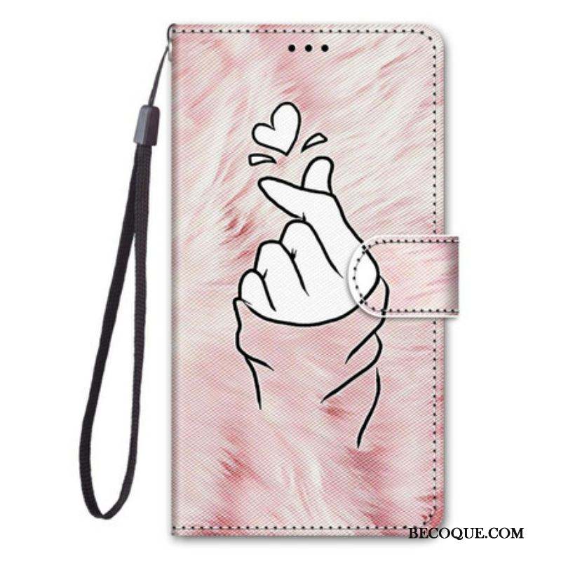 Housse Samsung Galaxy S21 5G Finger Heart