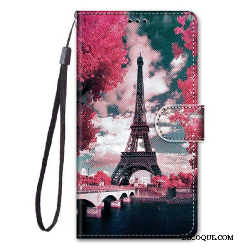 Housse Samsung Galaxy S21 5G Paris en Fleurs