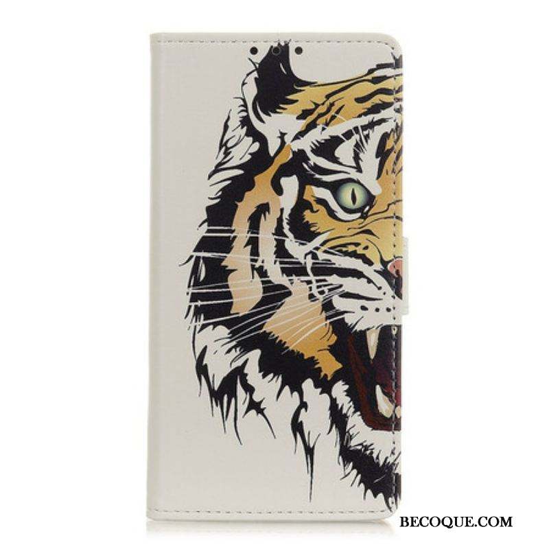 Housse Samsung Galaxy S21 5G Tigre Féroce