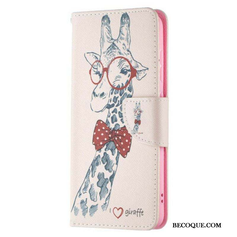 Housse Samsung Galaxy S21 FE Girafe Intello