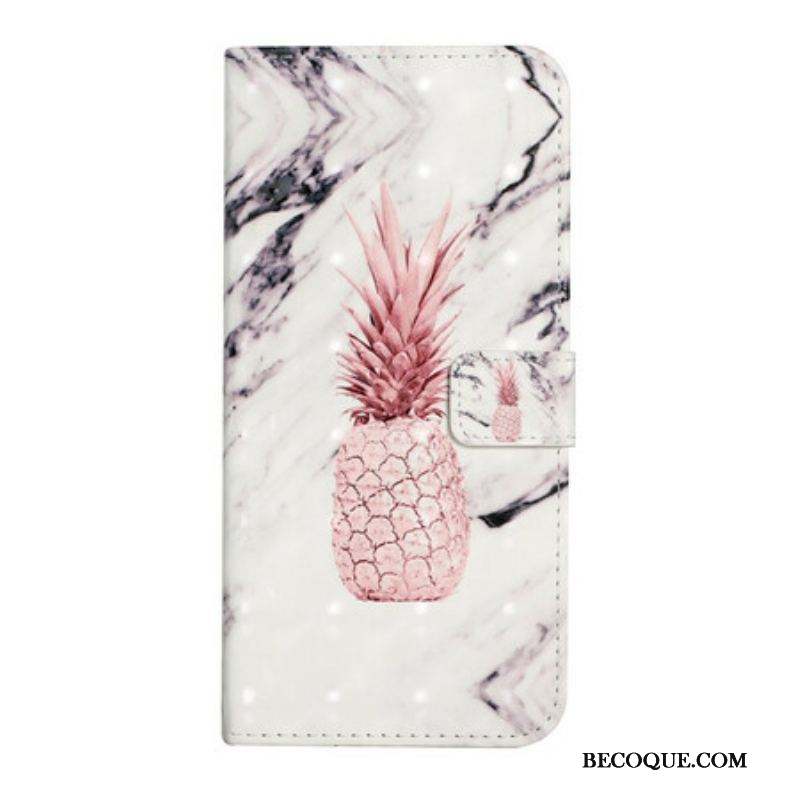 Housse Samsung Galaxy S21 FE Light Spot Ananas