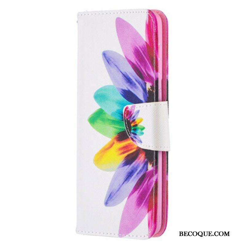 Housse Samsung Galaxy S21 Plus 5G Fleur Aquarelle