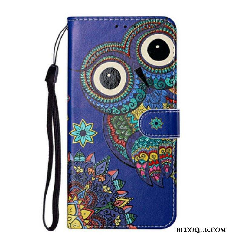 Housse Samsung Galaxy S21 Plus 5G Hibou en Mandala