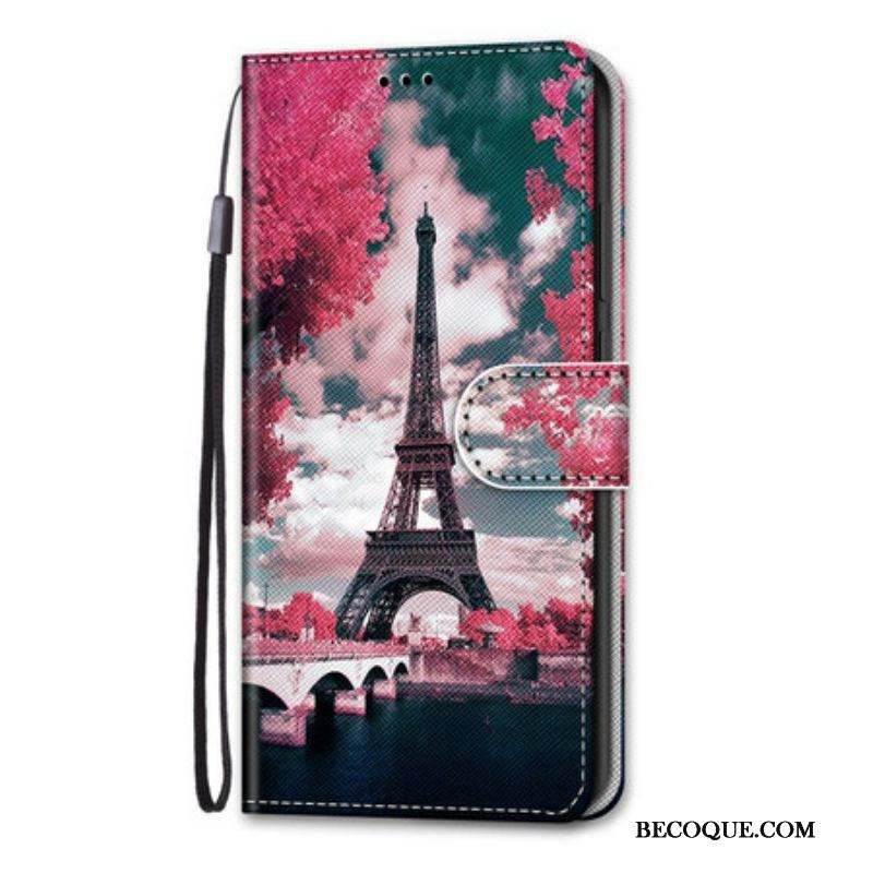 Housse Samsung Galaxy S21 Plus 5G Paris en Fleurs