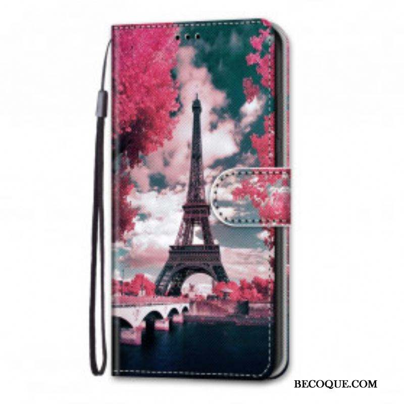 Housse Samsung Galaxy S21 Ultra 5G Paris en Fleurs