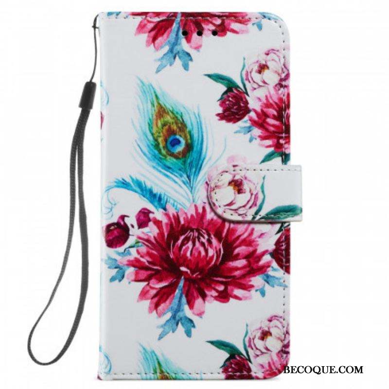 Housse Samsung Galaxy S22 5G Fleurs Intenses