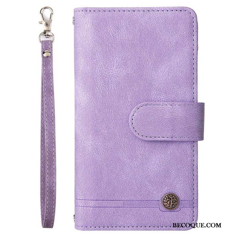 Housse Samsung Galaxy S22 Ultra 5G Multi-Fonctionnelle avec Pochette