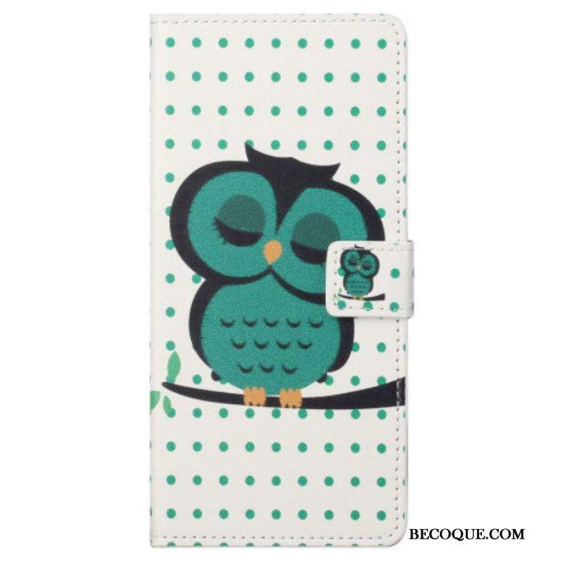 Housse Samsung Galaxy S23 Plus 5G Hibou Endormi