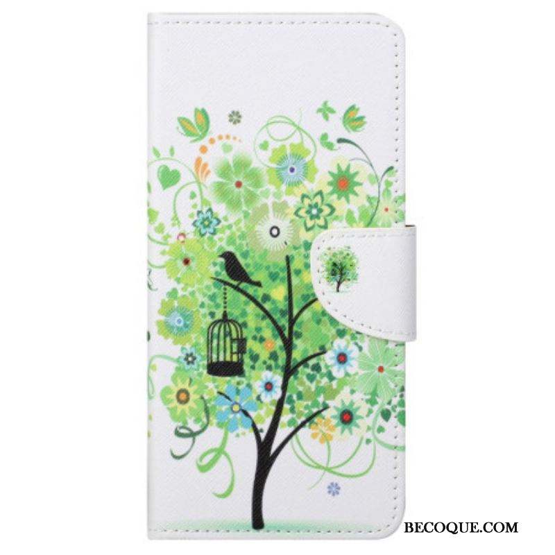 Housse Samsung Galaxy S23 Ultra 5G Arbre au feuillage Vert