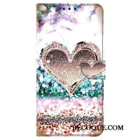 Housse Samsung Galaxy S24 Plus 5G Coeur de Diamant Rose