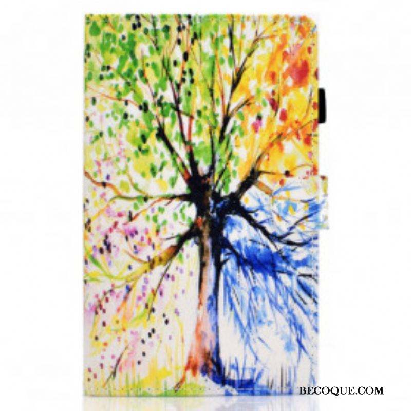 Housse Samsung Galaxy Tab A7 (2020) Arbre Aquarelle