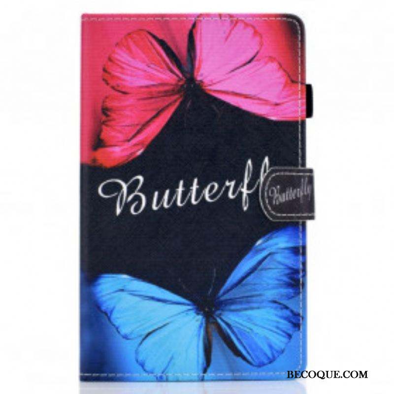 Housse Samsung Galaxy Tab A7 (2020) Butterfly