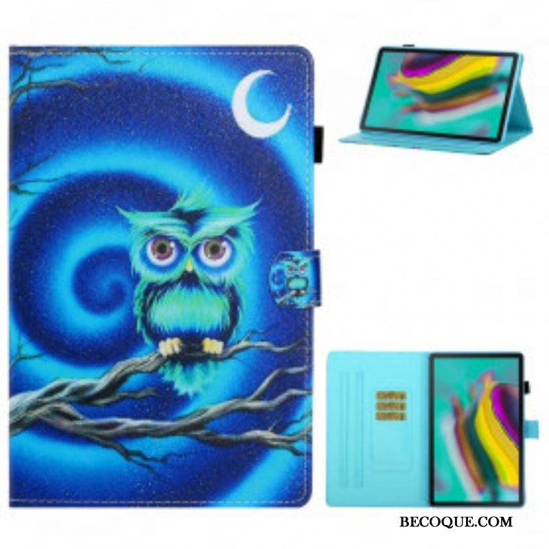 Housse Samsung Galaxy Tab A7 (2020) Drôle de Hibou