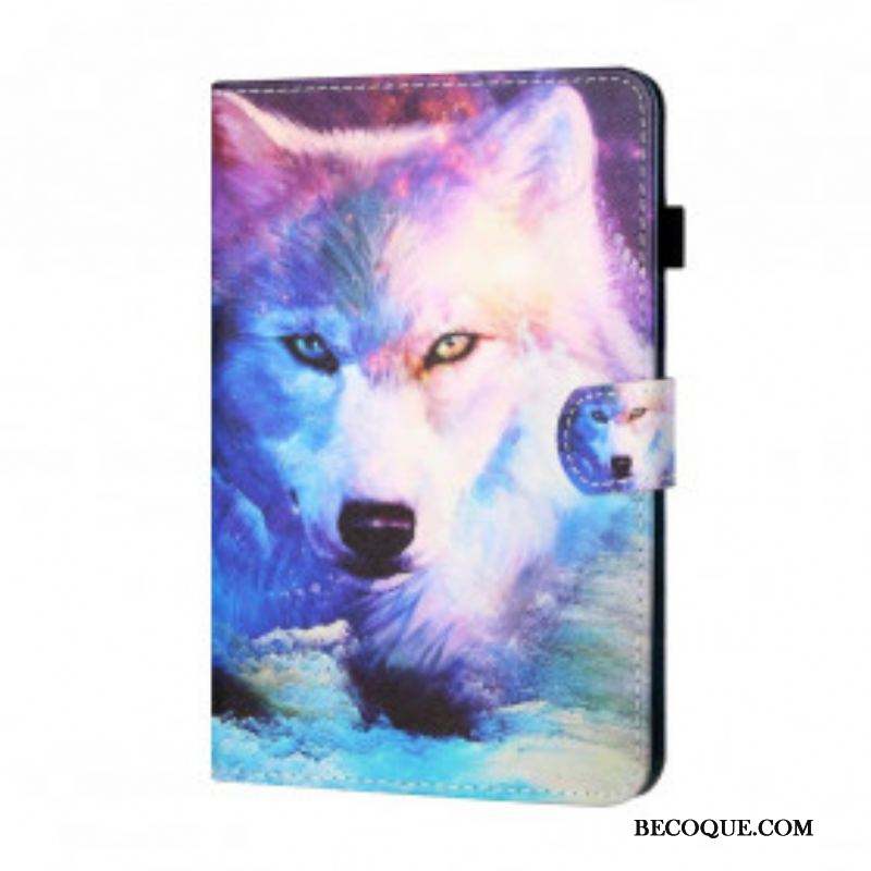 Housse Samsung Galaxy Tab A7 (2020) Loup Art