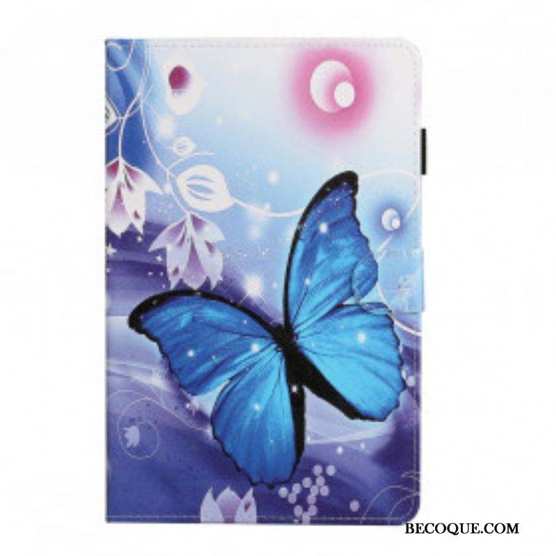 Housse Samsung Galaxy Tab A7 (2020) Papillon Lune