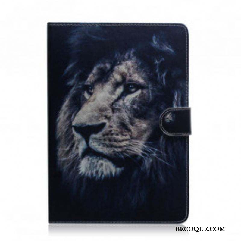 Housse Samsung Galaxy Tab A7 (2020) Tête de Lion