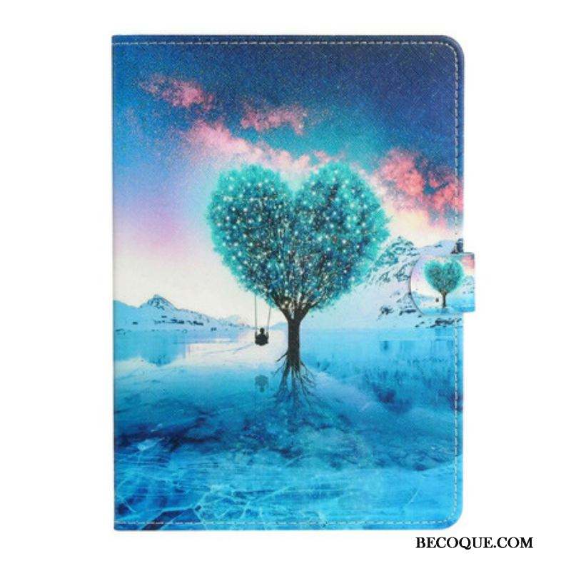 Housse Samsung Galaxy Tab A7 Lite Arbre Coeur