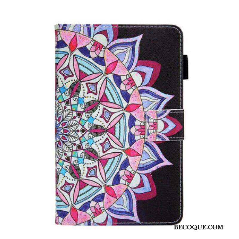 Housse Samsung Galaxy Tab A7 Lite Mandala Graphique