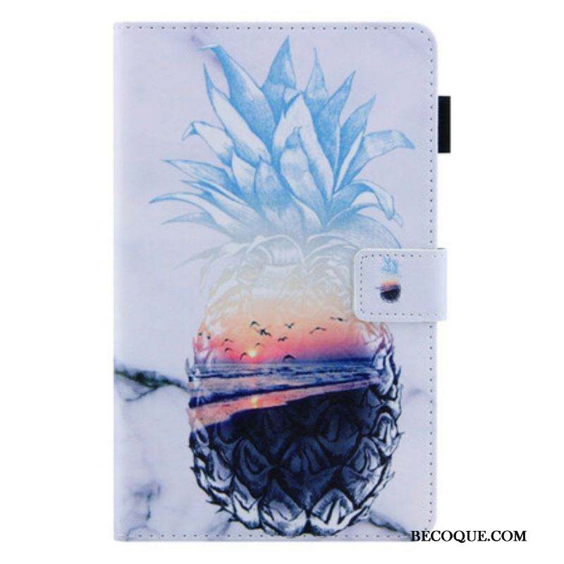 Housse Samsung Galaxy Tab A7 Lite Motif Ananas