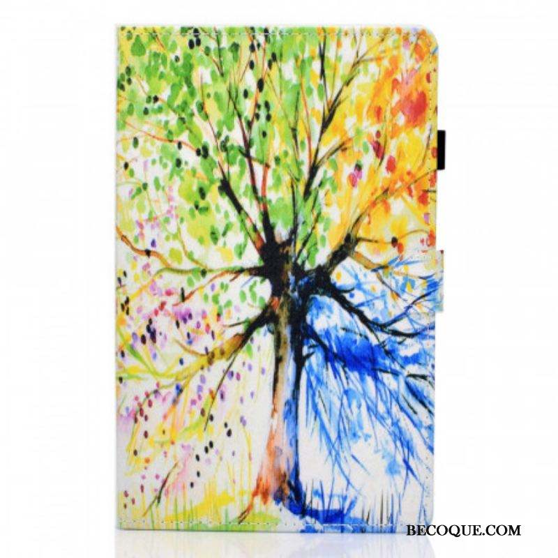 Housse Samsung Galaxy Tab A8 (2021) Arbre Aquarelle