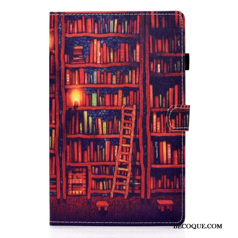 Housse Samsung Galaxy Tab A8 (2021) Bibliothèque