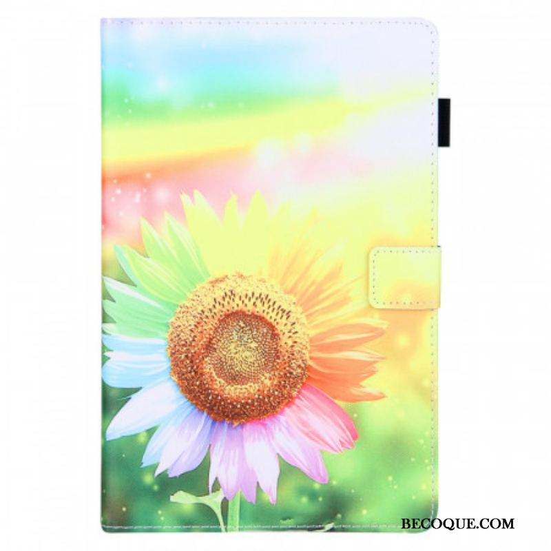 Housse Samsung Galaxy Tab A8 (2021) Fleurs au Soleil