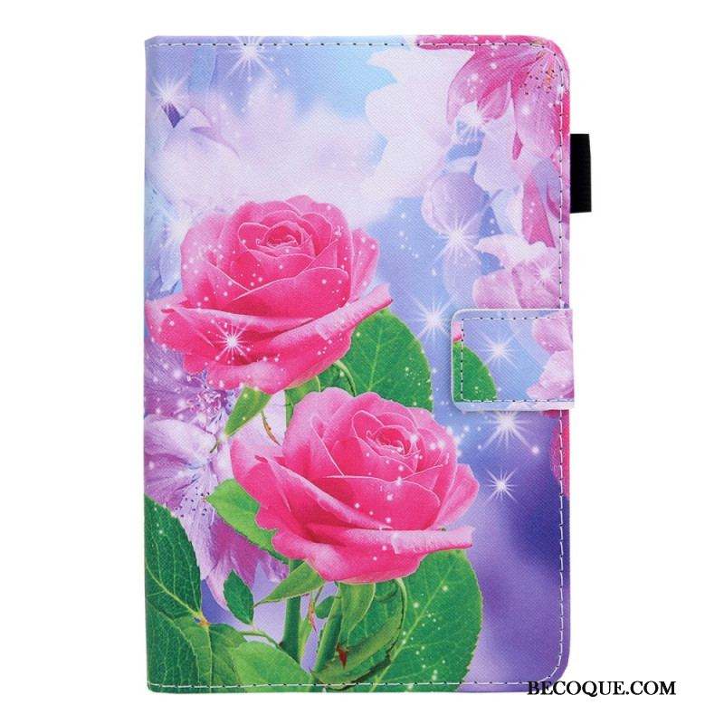 Housse Samsung Galaxy Tab A8 (2021) Fleurs de Rêve