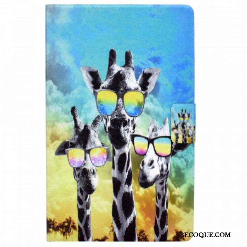 Housse Samsung Galaxy Tab A8 (2021) Funky Girafes