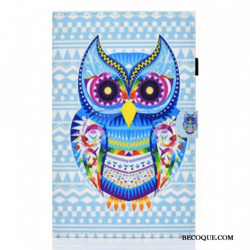 Housse Samsung Galaxy Tab A8 (2021) Hibou Tribal