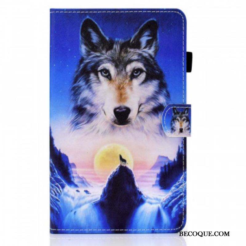 Housse Samsung Galaxy Tab A8 (2021) Loup des Montagnes