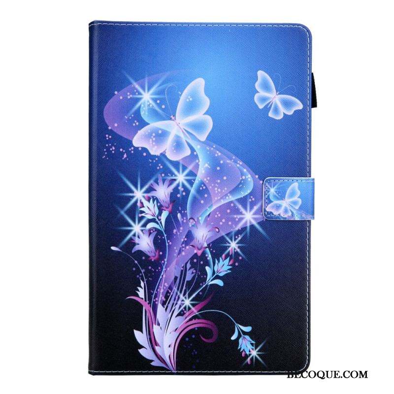 Housse Samsung Galaxy Tab A8 (2021) Papillons Colorés