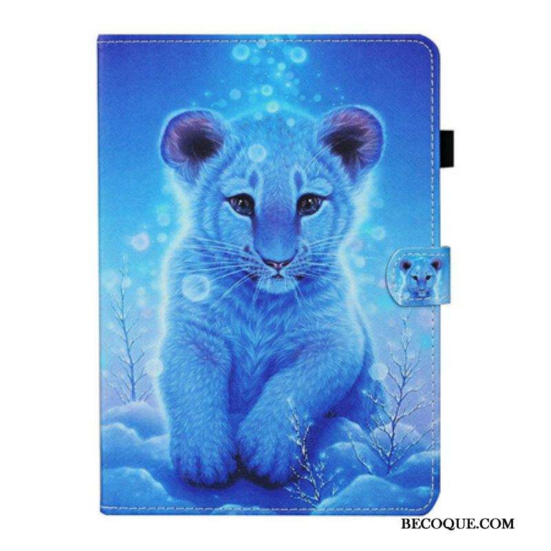 Housse Samsung Galaxy Tab S8 / Tab S7 Bébé Tigre