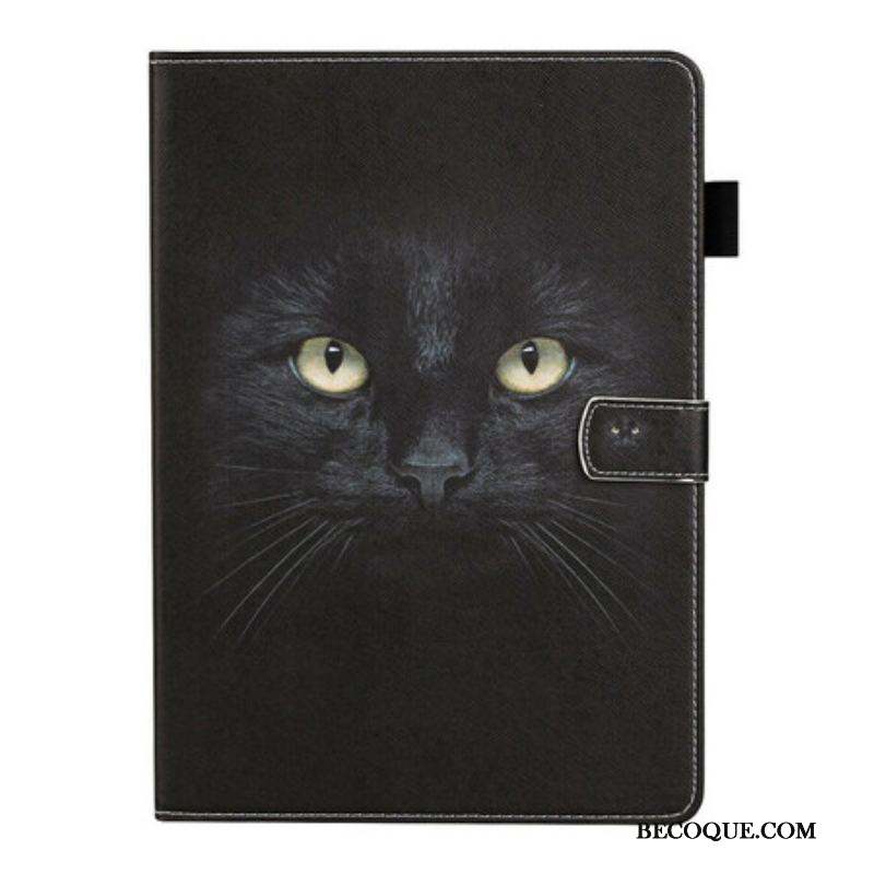 Housse Samsung Galaxy Tab S8 / Tab S7 Chat Noir