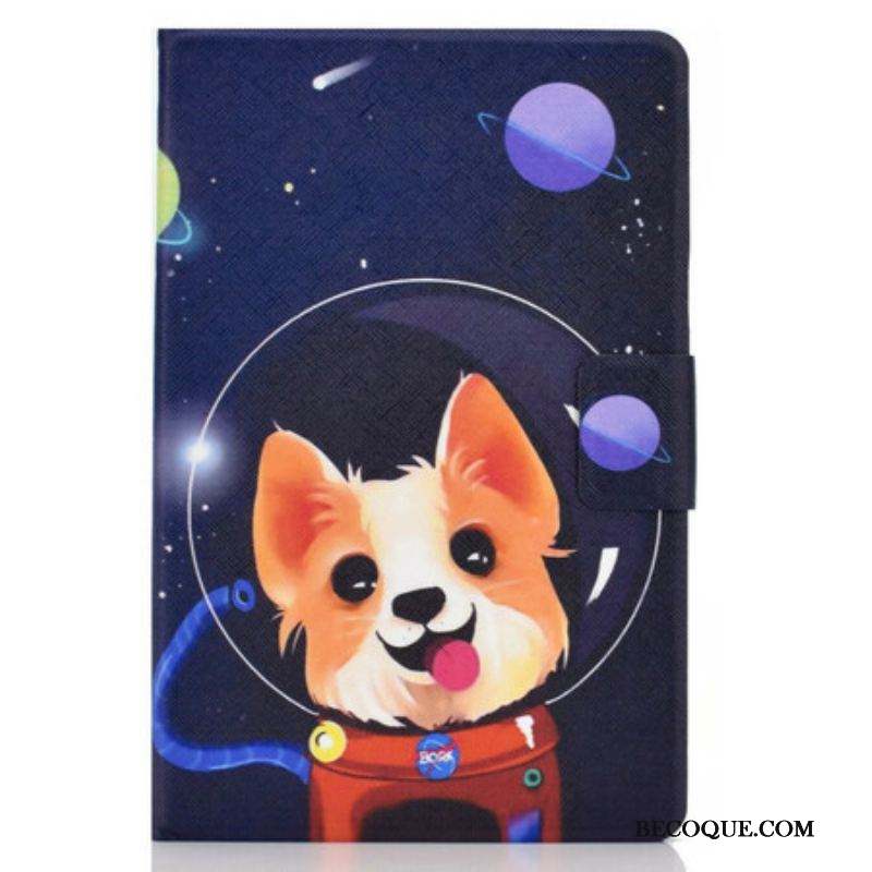 Housse Samsung Galaxy Tab S8 / Tab S7 Space Dog