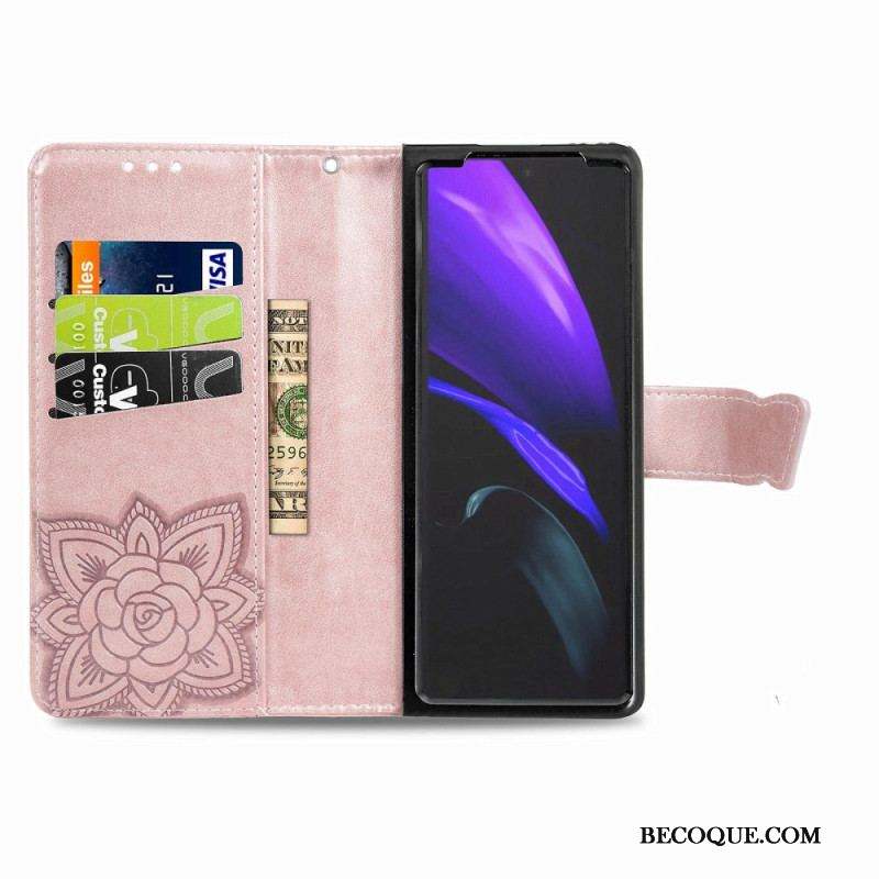 Housse Samsung Galaxy Z Fold 4 Papillon Géant