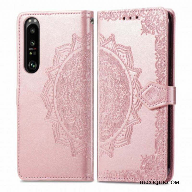 Housse Sony Xperia 1 III Mandala Moyen Age