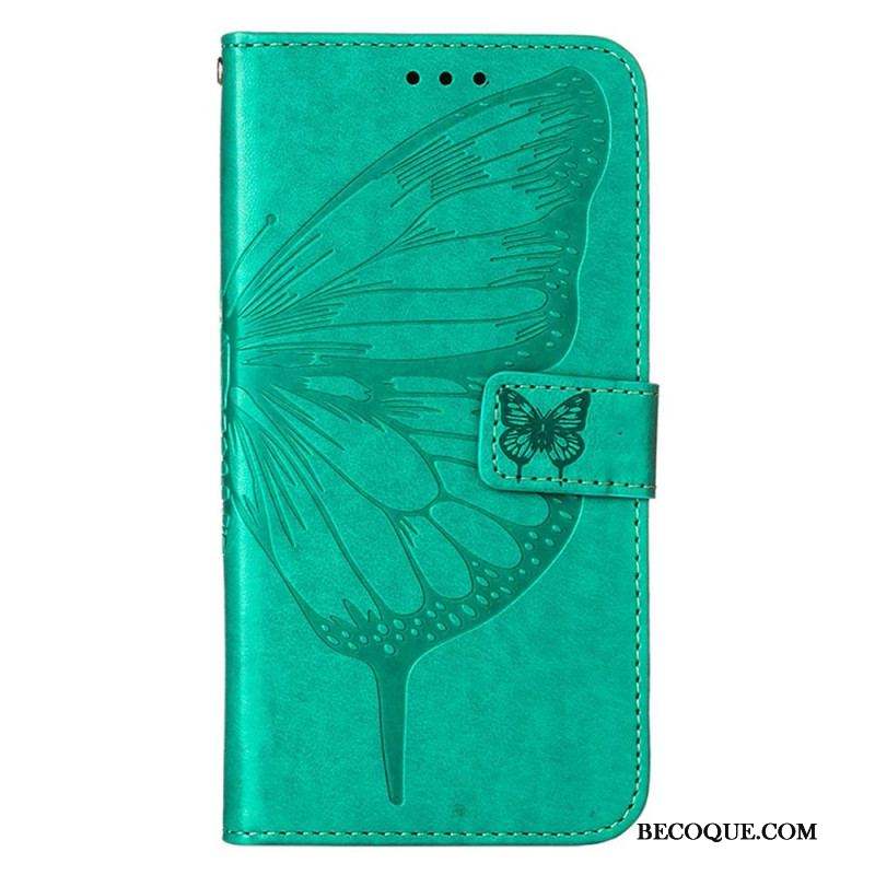 Housse Xiaomi 12 Lite Papillon Design avec Lanière