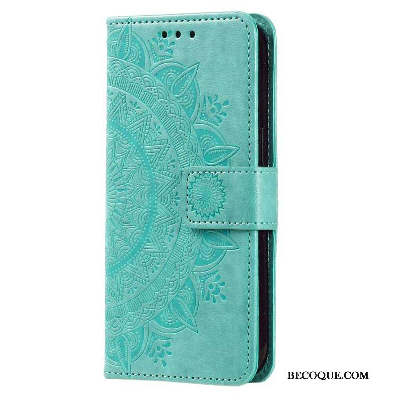 Housse Xiaomi 13 Lite Mandala Soleil avec Lanière