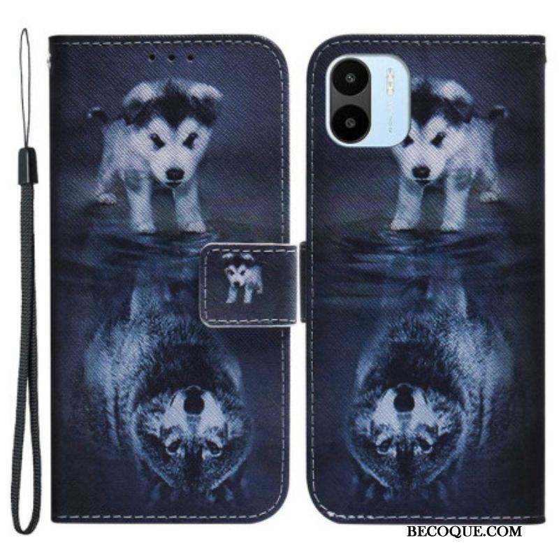 Housse Xiaomi Redmi A1 Reflet de Chien