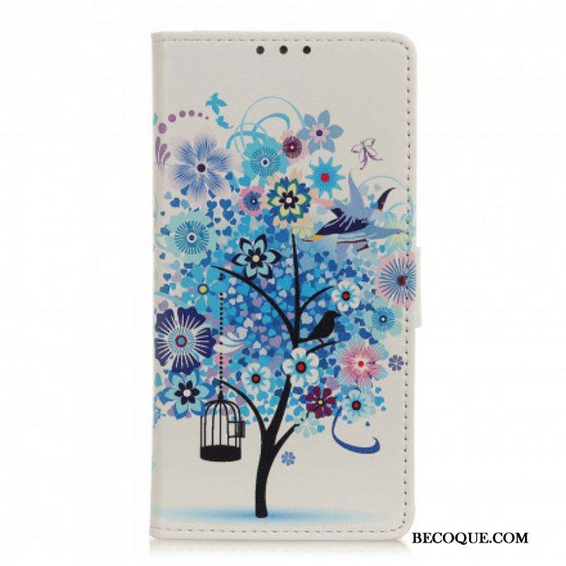 Housse Xiaomi Redmi Note 10/10S/Poco M5s Arbre Fleuri